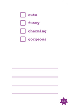 bundle of 10 cutie cards